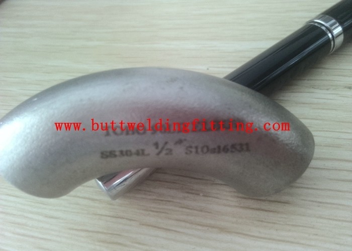 Duplex Steel UNS32750/31803/31254 Stainless Steel Elbow , 45degree Pipe Elbow 304/304L/304H