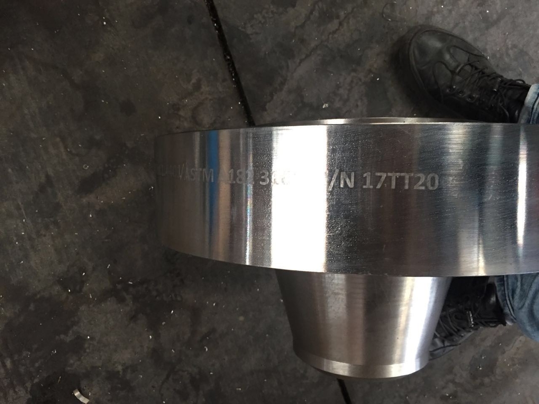 Forged Steel Welding Neck Flanges RF Class 300 4" Size UNS32750 Material