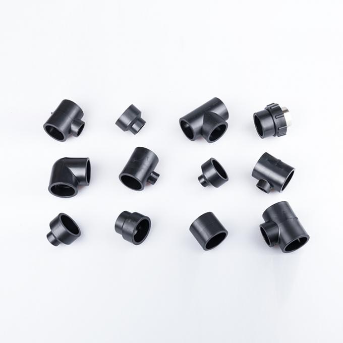 Giảm gi&aacute; HDPE Butt h&agrave;n Lắp bốn chiều Giảm lắp ống ch&eacute;o Tee 2
