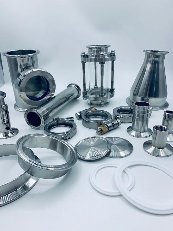 Thiết bị vệ sinh 4 inch 6 inch 8 inch 10 inch Tri Kẹp phụ kiện Tri-Clover cho m&aacute;y chưng cất 1