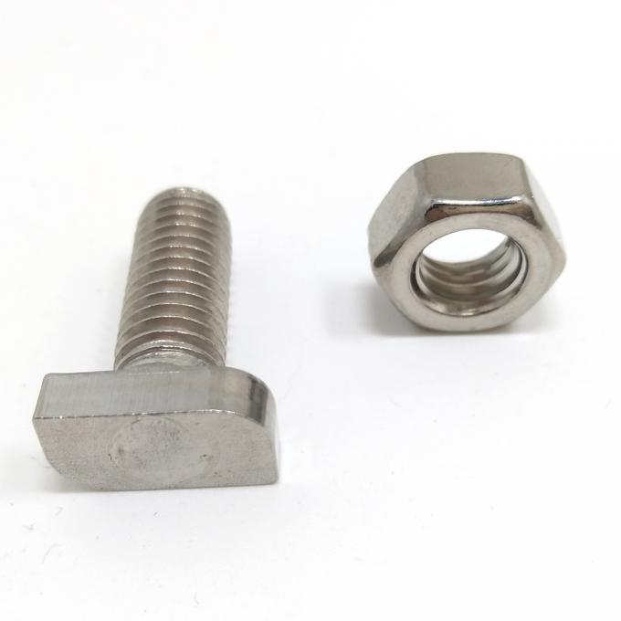 Chốt th&eacute;p kh&ocirc;ng gỉ Ss Hex Bolt v&agrave; Nuts M&aacute;y giặt A2-70 304 316 M&aacute;y tiện CNC 5