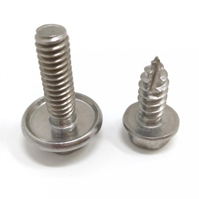Chốt bu lông lục giác bằng thép không gỉ và đai ốc vòng đệm vít A2-70 304 316 tiện CNC BOLT 6