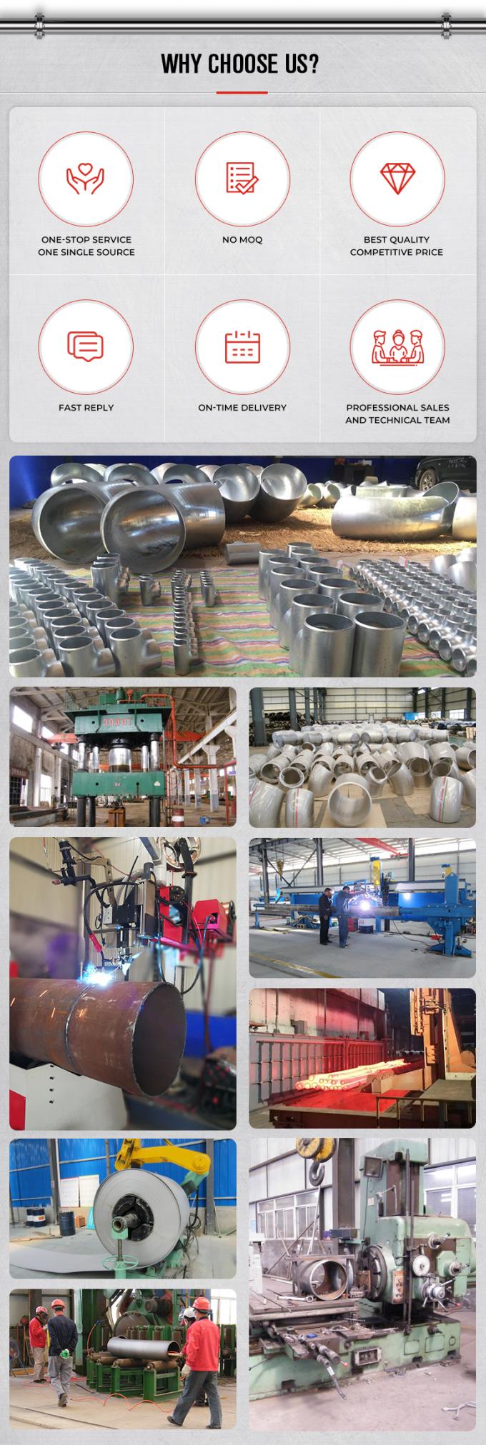 Hàn 1/2"-48" ASME B16.9 ASTM B366 Hastelloy B2 UNS N10665 AlloyB2 Thanh Tee 2