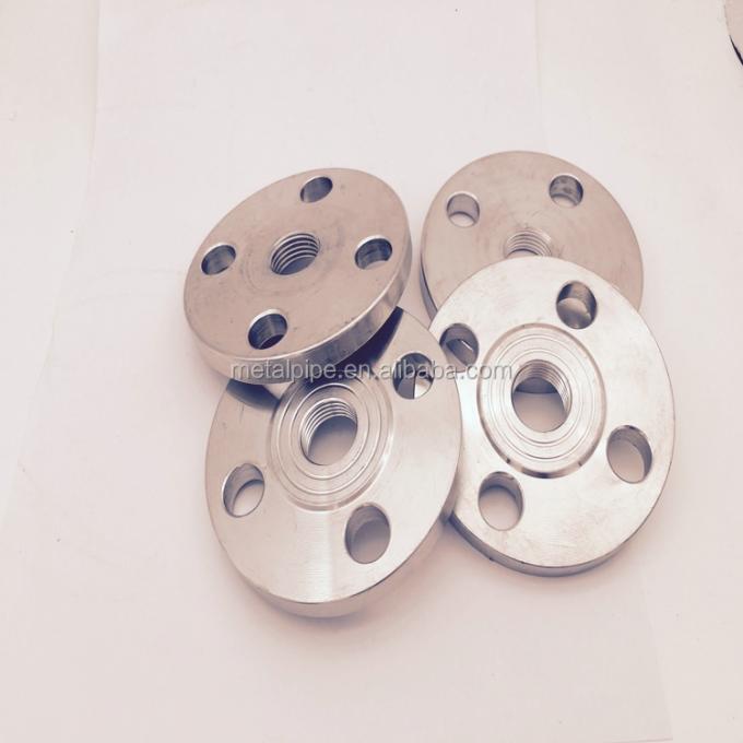 1-1/2 "TH RF 150LB Stainless Steel Slip trên Flange 316L Mặt nâng lên TH Flange ANSI B16.5 Flange sợi 1