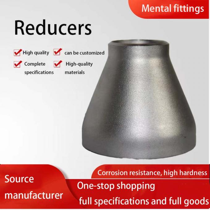 METAL Factory Supply Butt Welding Pipe Fittings Concentric Reducer UNS S31803 Duplex Stainless Steel Pipe Fittings 2"X 1" SCH40S 1