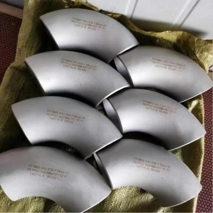 CuNi 90/10 Cổ tay bán kính ngắn 45 Cổ tay bán kính ngắn EHN 9603/600s 5,5 mm 5mm DN 600 CuNi10Fe1,6 Mn 2