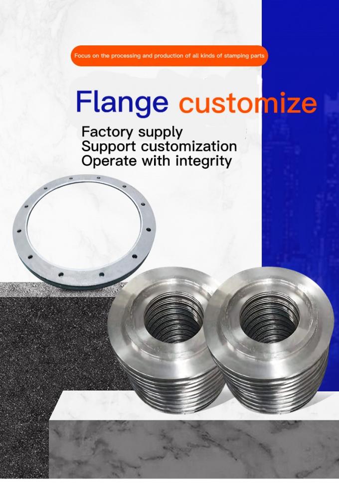 Phân lưng thép không gỉ ASME B16.5 FF RF WN / SO / Threaded / Plate / Socket Forged Flange cho kết nối ống 2