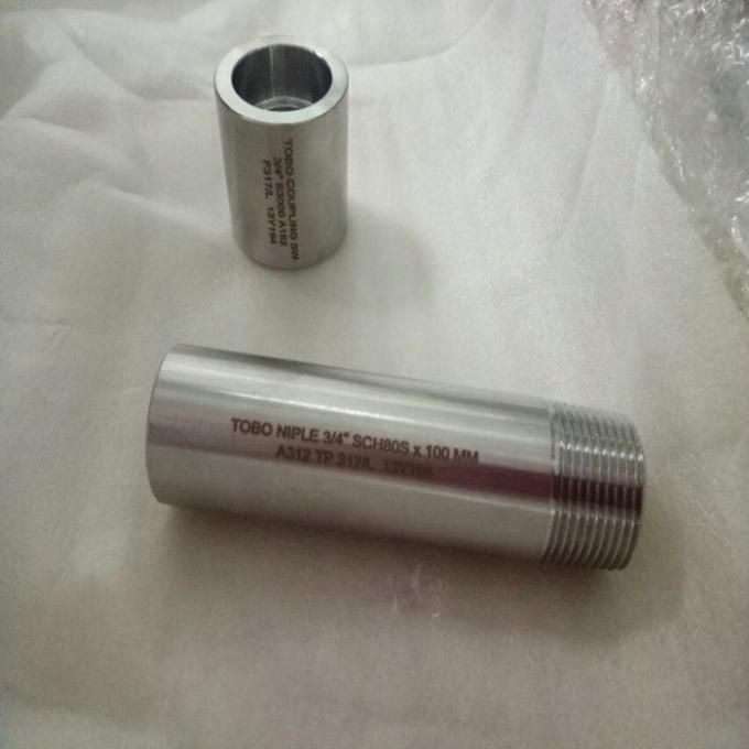 kim loại chất lượng tốt Ống dẹp tất cả các kích cỡ Threaded nam và nữ Taper ghế và Feat ghế Bspt/Npt Stainless Nipple 2