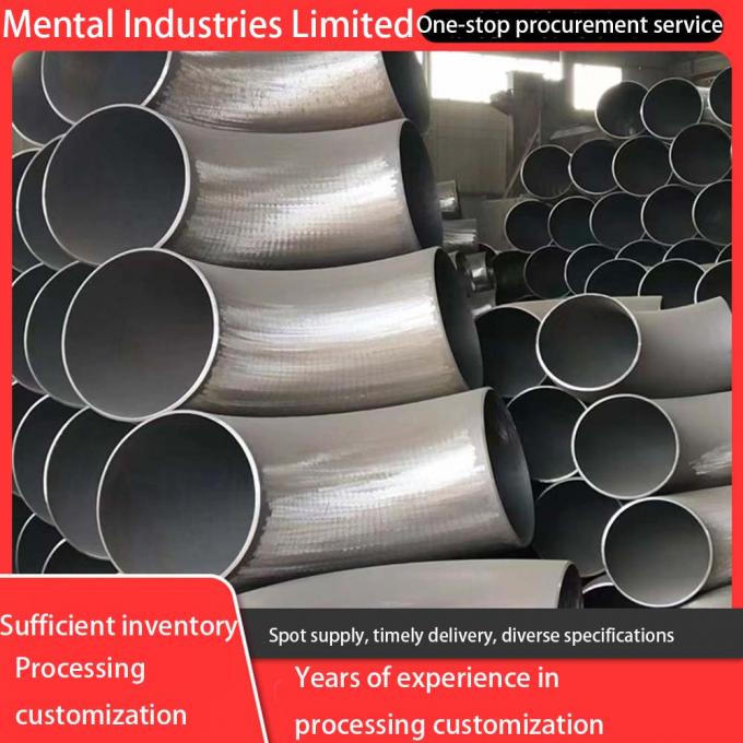 Kim loại phù hợp 90 độ sơn đen không may thép không gỉ khuỷu tay mông không gỉ hàn khuỷu tay dài khuỷu tay chất lượng tốt 1