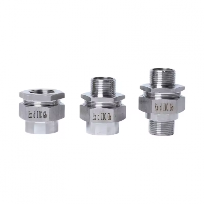 Thép không gỉ 304/316 Đàn ông bằng nhau sợi ống ắp áp suất cao Hex Nipple BSP NPT bằng nhau Hex Nipple 0