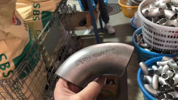 CuNi 90/10 Cổ tay bán kính ngắn 45 Cổ tay bán kính ngắn EHN 9603/600s 5,5 mm 5mm DN 600 CuNi10Fe1,6 Mn 0