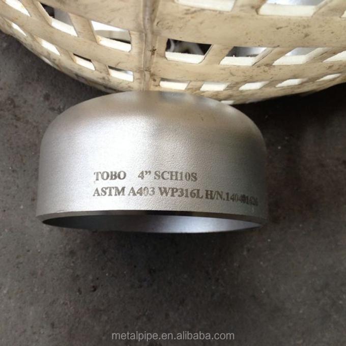 304 thép không gỉ Mũ ống hình bầu dục Chất lượng vệ sinh Kính bên trong và bên ngoài Đèn đánh bóng Mũ ống hàn Đỏ thép không gỉ 2