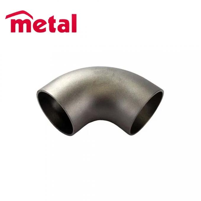 Thép không gỉ Ss304 / 316 Phụng thùng ống đúc Phụng thùng ASME B16.9 90D Butt Weld Elbow 3
