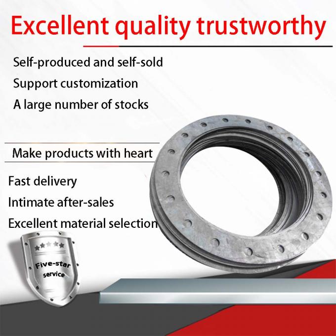 METAL CHINA WN SO BL Aluminium Flange Stainless / Carbon Steel Pipe With Flange Ends 5