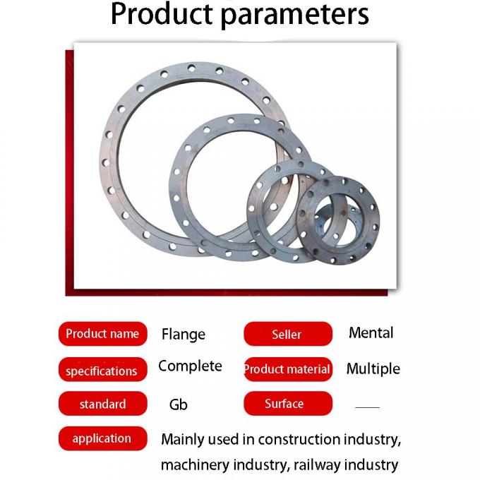 METAL CHINA WN SO BL Aluminium Flange Stainless / Carbon Steel Pipe With Flange Ends 3