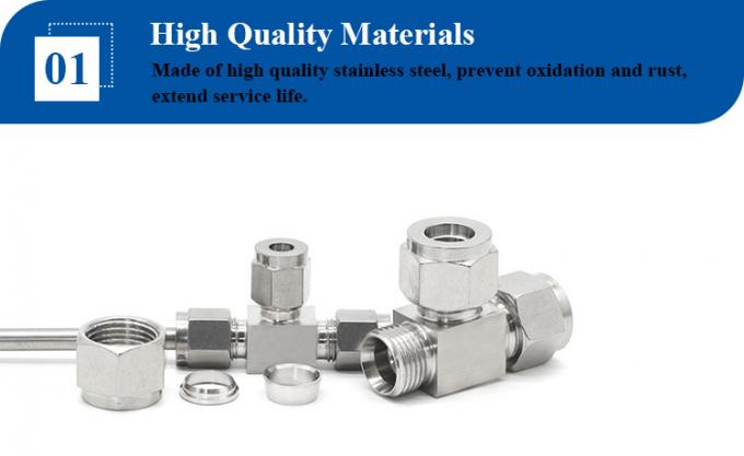 Thép không gỉ WP304L WP316L Tee bằng nhau SCH STD Threaded Tee 0