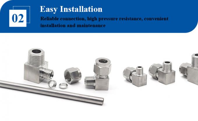 Thép không gỉ WP304L WP316L Tee bằng nhau SCH STD Threaded Tee 1