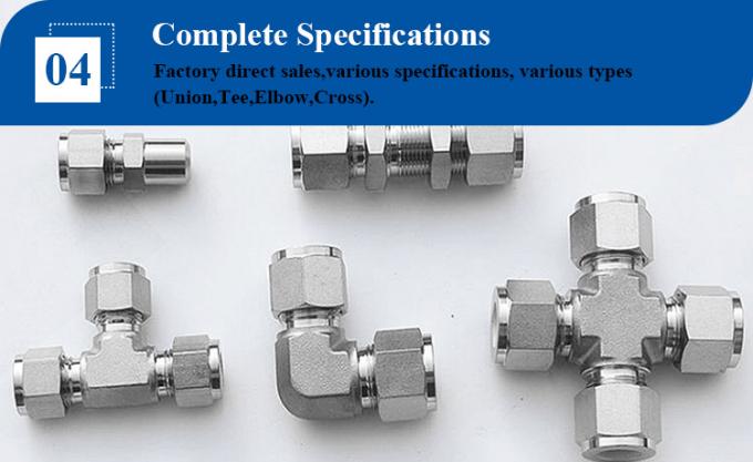 Thép không gỉ WP304L WP316L Tee bằng nhau SCH STD Threaded Tee 3