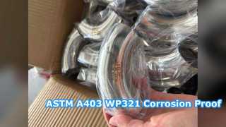 Tuân thủ tiêu chuẩn ASTM A403 WP321 180 độ NACE
