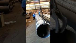 Quy trình xử lý ống mạ kẽm lớn