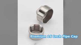 Nắp ống thép không gỉ ASTM A403 WP304 16 inch Sch 120