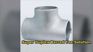 Tee thép siêu song công 6 inch SCH80 ASME B6