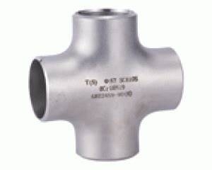 Stainless Steel 304/316 Butting Weld Cross Steamless Equal Pipe Fitting