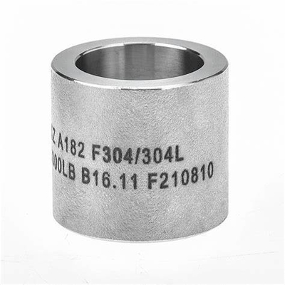 3000LB / 6000LB NPT Stainless Steel Pipe Socket Weld Fittings Steamless Forged Coupling