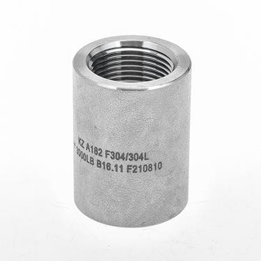 Sfenry 3000LB / 6000LB NPT Threaded Stainless Steel Pipe Fittings Forged Coupling