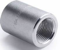 Sfenry 3000LB / 6000LB NPT Threaded Stainless Steel Pipe Fittings Forged Coupling