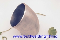 Copper Nickel 90 / 10 Butt Weld Fittings , 4'' SCH10S ANSI B16.9 45 Degree Elbow