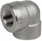 3000# ASTM A182 F304 90° Forged Threaded Elbow 3/4" For Machinery