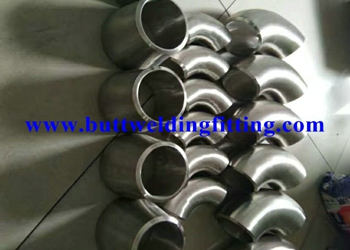 Din 2605 Titanium grade 2 30 45 90 degree elbow Butt Weld Fittings 1 / 2