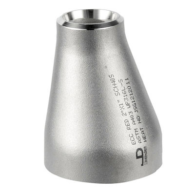 Stainless Steel A403 321H Pipe Fittings Butt Welded Seamless Eccentric Reducer