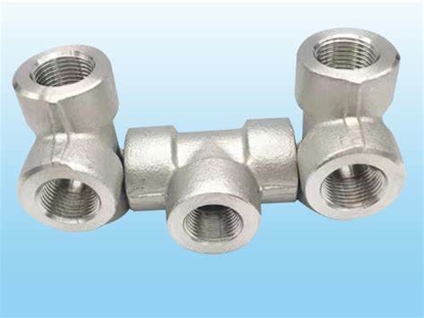 ss304 ss316 Stainless Steel Male Female Pipe Fitting Tees Forging female Threaded Straight Tee