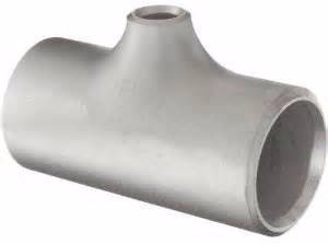 Stainless Steel 304 316l Pipe Fittings Din2615 Butt Welding Fitting Seamless Unequal Tee