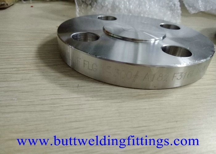 Forged BL Flanges Stainless Steel A182 F316L 300# 1'' Blind Flanges RF