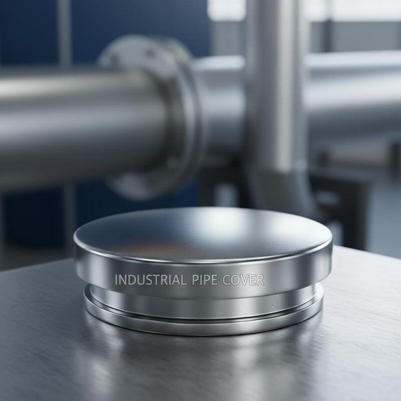 Caps Round Stainless Steel Pipe Cover Cap Polished Durable Corrosion Resistant Seamless Fit for Industrial Piping Systems