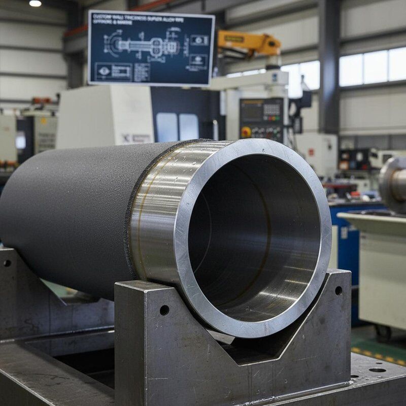 Customized Wall Thickness Duplex Alloy Pipe Manufactured to Meet Rigorous Standards for Offshore and Marine Applications