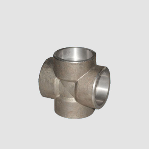 Metal Stainless Steel Pipe Forged Fittings Socket Welded Cross 3000LBS ASME B16.11 SA-182 GR F 316/316L DN 1Metal Stainless Steel Pipe Forged Fittings Socket Welded Cross