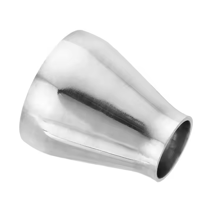 ANSI Standard Stainless Reducer Fitting Silver Color Seamless Connection for Pipe Systems in Chemical and Oil Industries