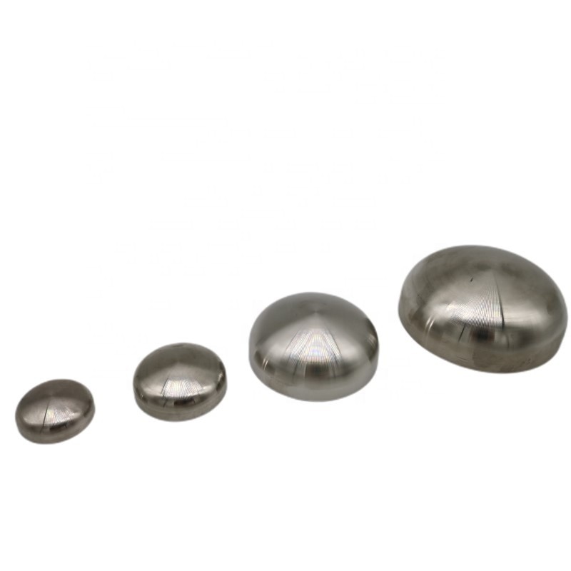 SS304/316L beverage medical cap Sanitary end cap Stainless Steel Butt Welded Pipe Cap