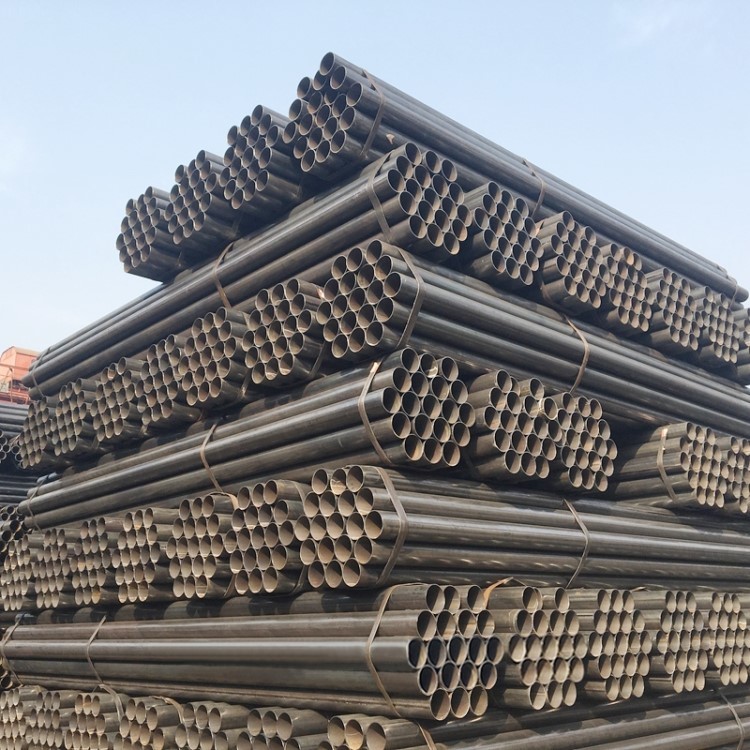 ERW Black Iron Pipe Schedule 40 Black Round Welded Galvanized Steel Pipe