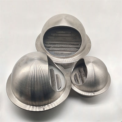 5" Wall Kitchen Stainless Steel Vent Cover Wall Round Vent Exhaust And Pipe Air Vent Cap