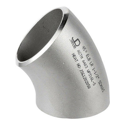 Butting Welding Elbow Stainless Steel 45 degree Elbows Forged High Pressure Pipe Fittings Ss304/316