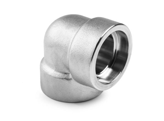 ASME B16.11 Standard Forged Pipe Fittings with 100% PMI Testing and ISO 9001 Certification