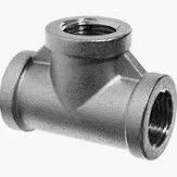 Tee thép không gỉ 3000 PSI áp suất cao