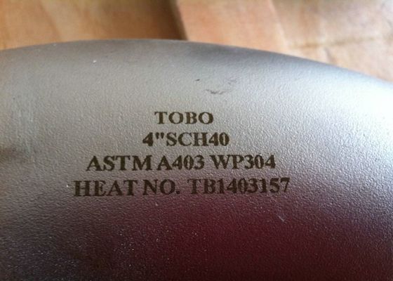 ASME B16.9 Thép không gỉ 90 độ Bán kính khuỷu tay dài 304 / 316L Lắp ống hàn mông liền mạch