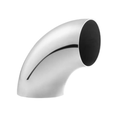 Butt Welded Stainless Steel Elbow 180 Degree Long Radius Elbow SS Tube Fitting Sand Blasting China Factory