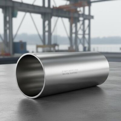 Mirror Duplex Stainless Steel Pipe Inner Diameter Customized Standard JIS lý tưởng cho thiết bị biển và nền tảng ngoài khơi
